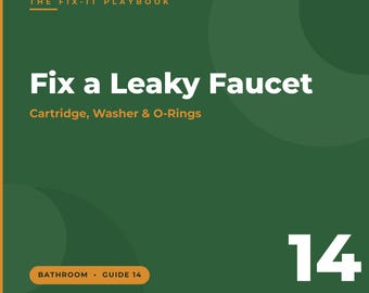 Guide för att åtgärda läckande kran | Reparation av patron, bricka och O-ringar (PDF-nedladdning)