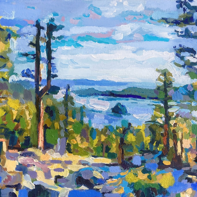 Lake Tahoe Painting - Etsy
