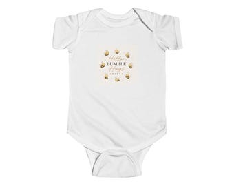 hommels bloemen cirkel naam bodysuit | Romper voor baby's