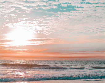 A Dreamy North Beach Sunset, at San Clemente, California, Wall Art Photography