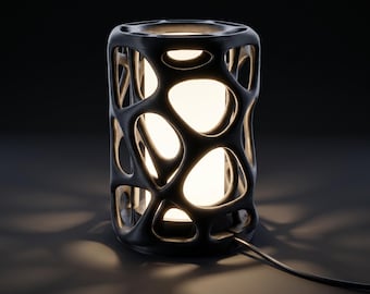 Lampa biurkowa Tube-Organic: geometryczne oświetlenie inspirowane naturą