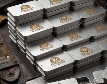 Customizable Rectangular Tin Boxes | Slide-Top Merch for Bands, Keepsakes