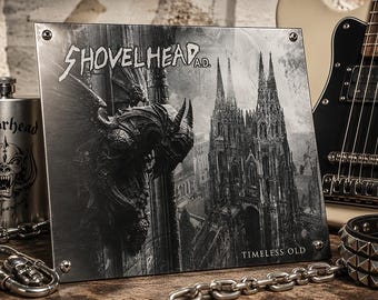 Metal plaque with album artwork | Band merch | Custom metal plates | Bulk Pricing