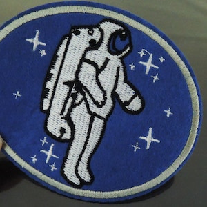 Patch per astronauti - Ferro su patch o cucitura su patch Patch per astronauti Space Explorer Grande patch ricamata Spaceman Stars Abbellimento