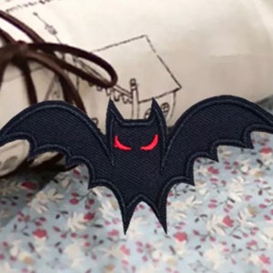 1x Fledermaus Aufnäher / Bügelbild