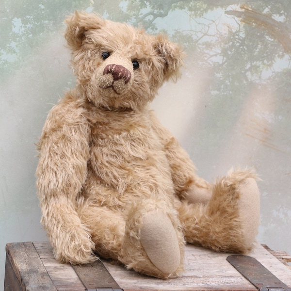 Fosdyke PDF traditional jointed teddy bear sewing pattern DOWNLOAD by Barbara-Ann Bears as seen on The Great British Sewing Bee