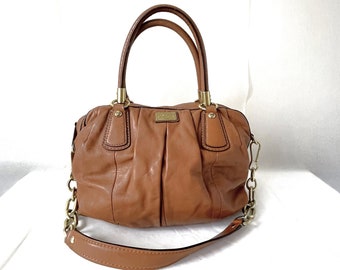 Vintage Coach leather satchel bag, Super soft leather!