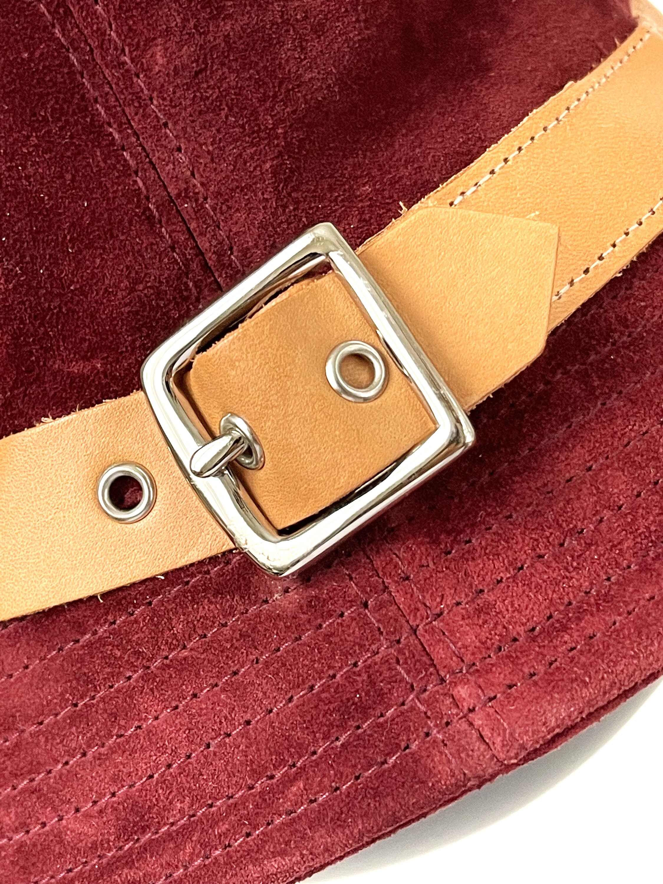 Suede Coach Bucket Hat, Size P/small, ADORABLE! - Etsy