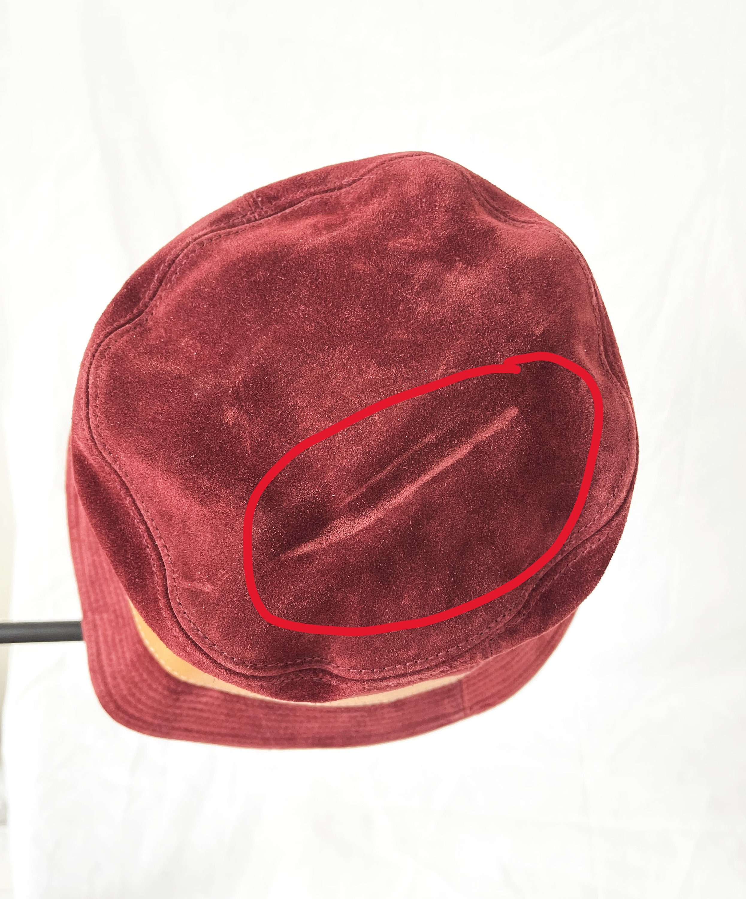 Coach 100% suede hat Suede Coach Bucket Hat, Size P/small, ADORABLE! - Etsy main image 2