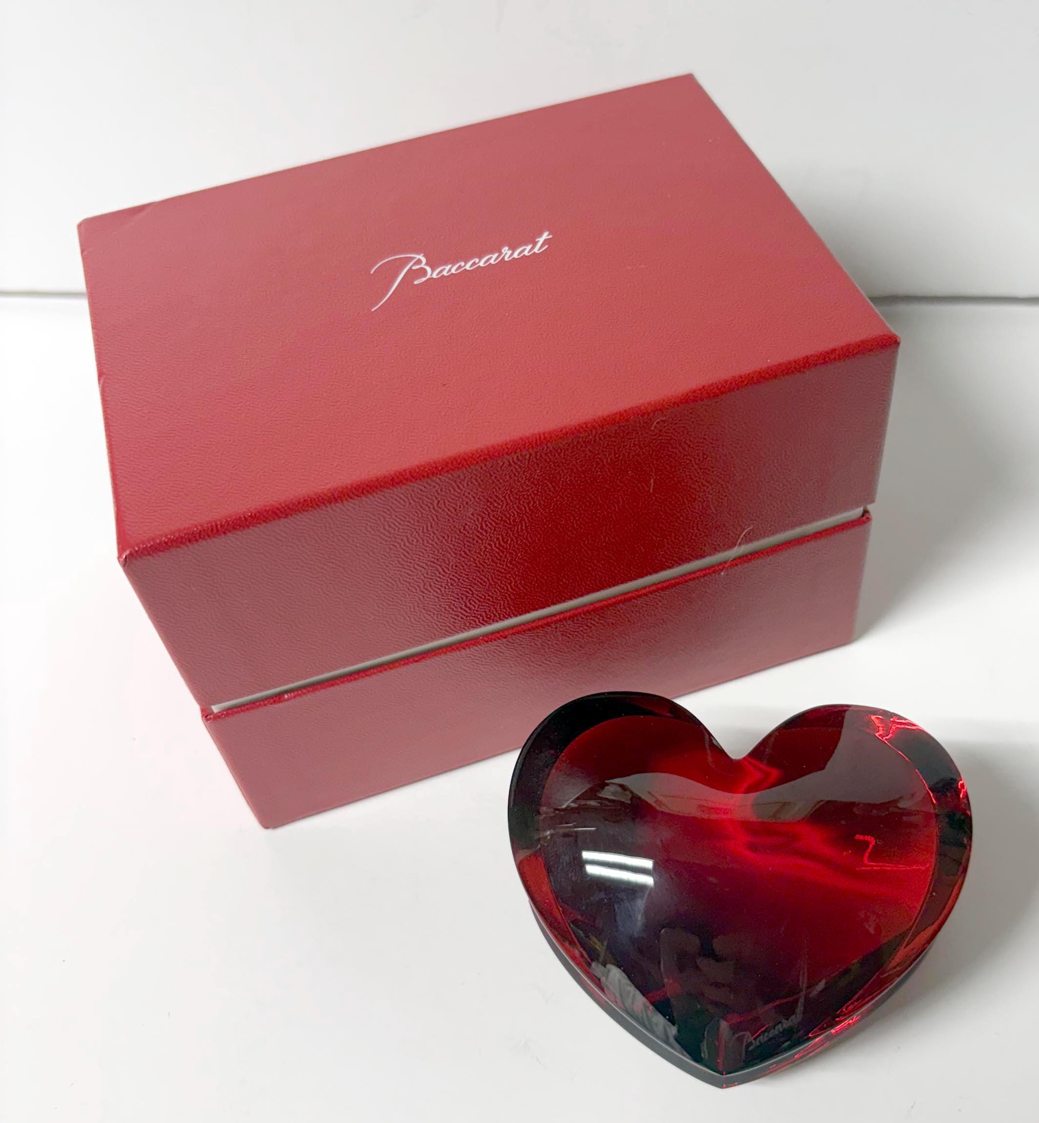 Red Baccarat Heart - Etsy