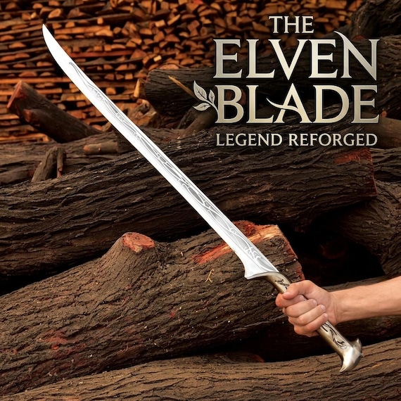 Thranduil Elven Sword Prop| King Movie Replica Sword | Fantasy Sword Gaming Room Decor Gift for Her Wedding Gift for Husband Christmas gift