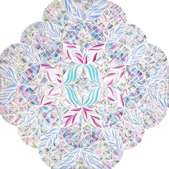 Cotton Candy: The Metamorphosis Of – 3D Printed Metal Art on Aluminum | Multiple Sizes Available, French Cleat Included