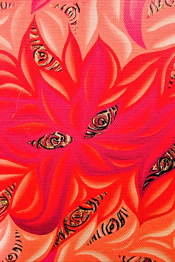 Abstract Pink Floral Inspired Giclee Print –   Canvas Art