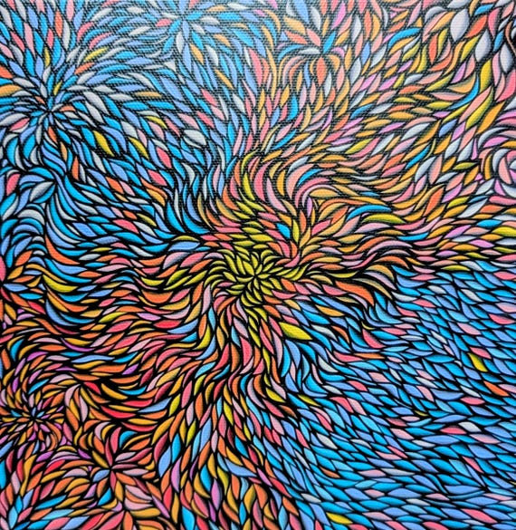 Abstract In Bloom Art Giclee Print –   Canvas Art