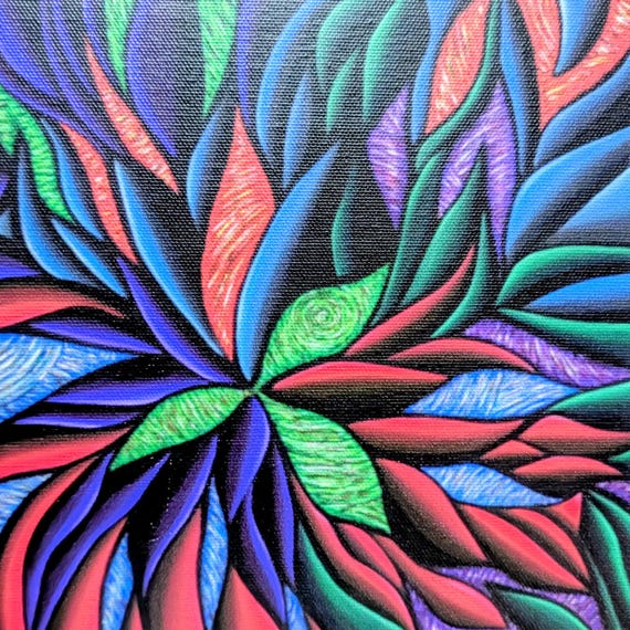 Abstract Element Inspired Art Giclee Print –   Canvas Art