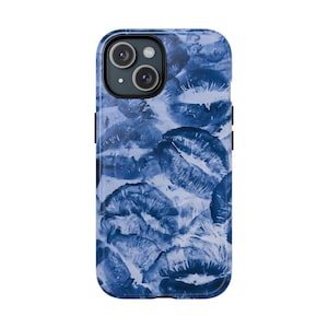 Blue Pattern Tough Phone Case — Protective Magnetic & Slim Options