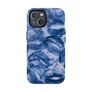 Blue Pattern Tough Phone Case — Protective Magnetic & Slim Options