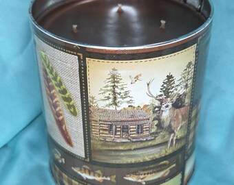 Earth-Scented Upcycled Candle
