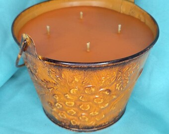 Pumpkin-Scented Upcycled Candle