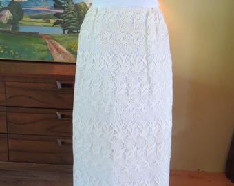 Vintage Alfred Angelo Designed by Edythe Vincent Wedding Dress, Tiered Column Capelet, Guipure LAce Small 4