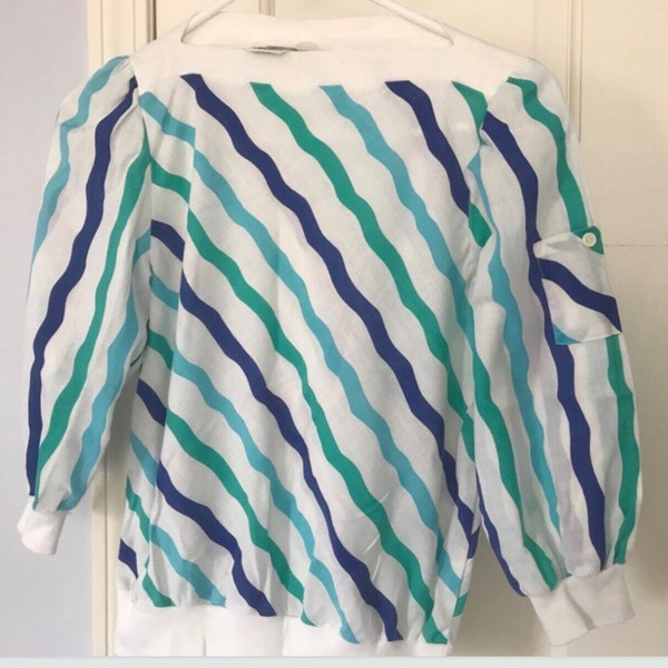 Vintage 60s -70s Top Blouse Fritzi California Excellent Condition!! XS - S