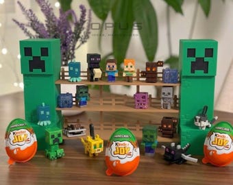 Minecraft Kinder Joy Display