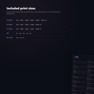 PHP Cheat Sheet Poster, Backend Developer Reference Guide, W - image 4