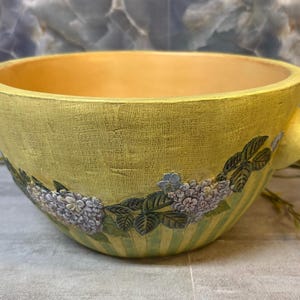 Large Bob’s Pottery Milk Pot Featuring the Artwork of Elizabeth King Brownd