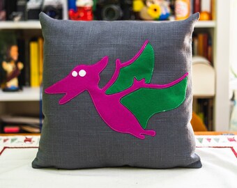 Tancredi - The new cushion of the Dreamosauri collection, dinosaurs cushion