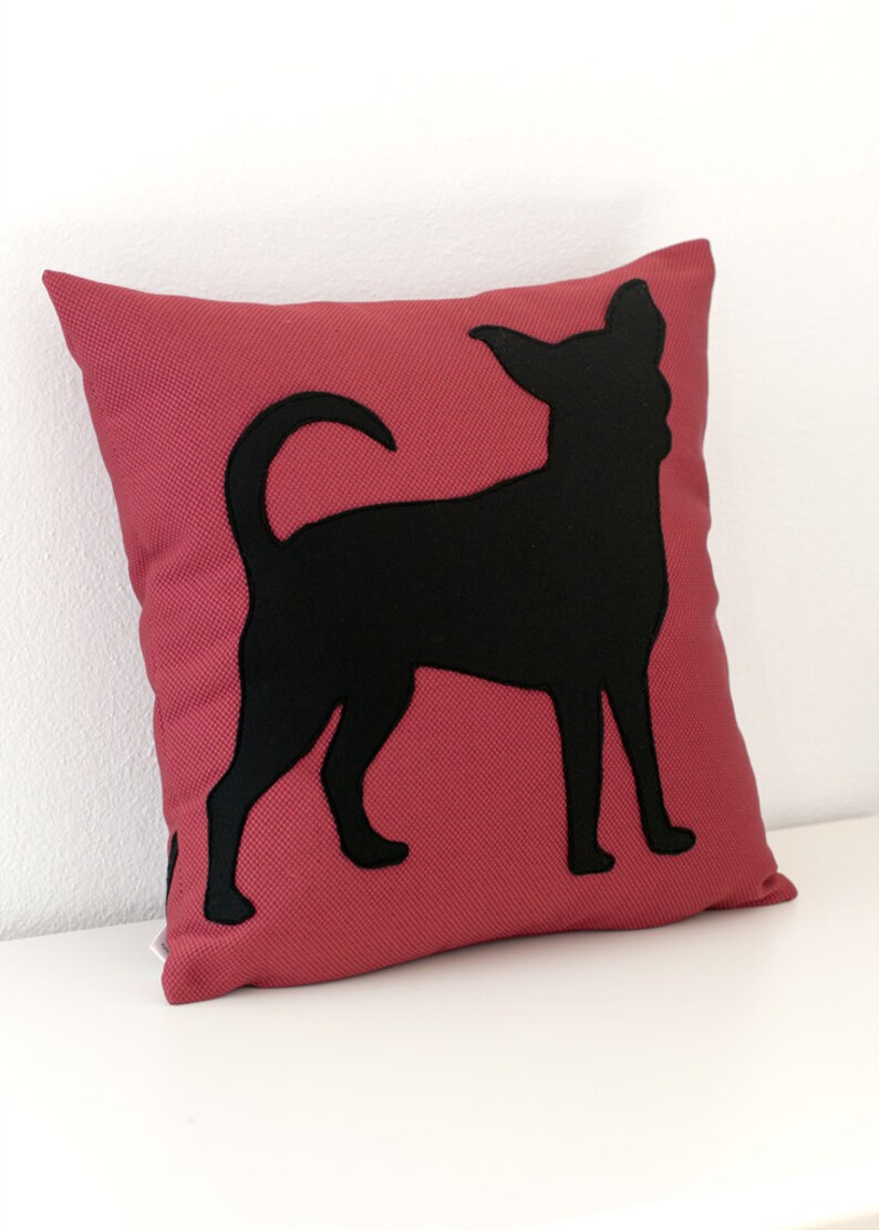 sofa pillow personalized pillow housewarming gift pet portrait Chihuahua Pillow cover dog pillow