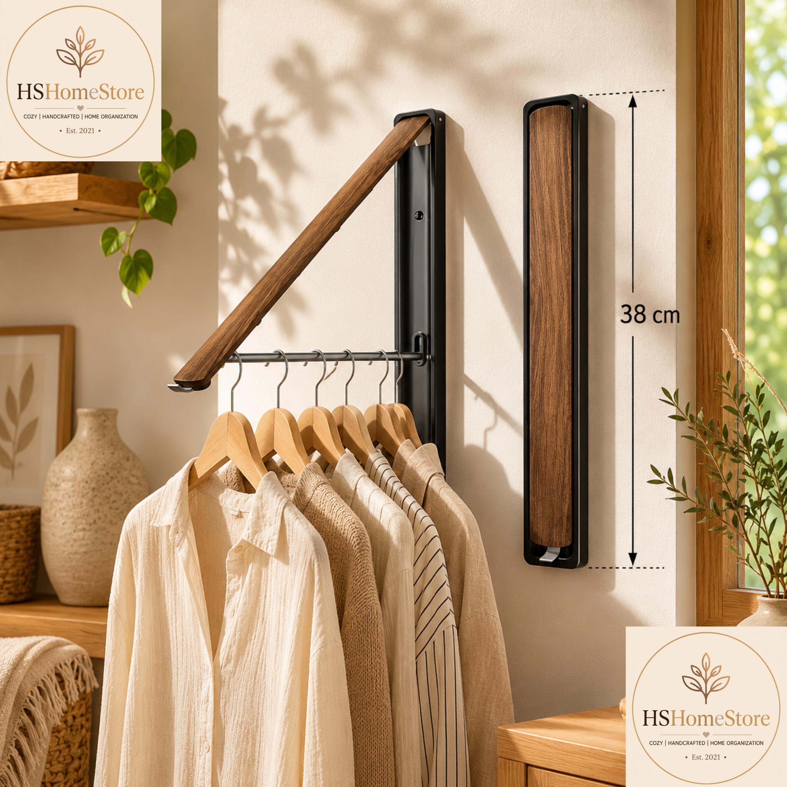Hanging clothes rack