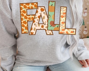 Fall Pumpkin Patch PNG, Distressed Autumn Graphic (Digital Download)
