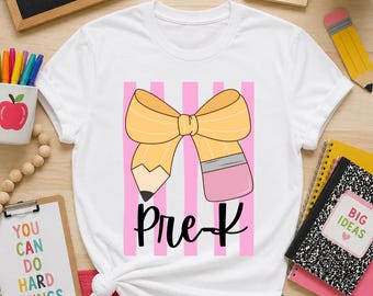 Preppy Back to School Bundle PNG, PreK/Kindergarten/First/Second/Third/Fourth/Fifth Grade