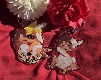 Epic Inspired Hermes and Odysseus Acrylic Charms