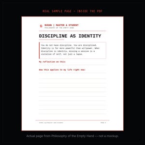Martial Arts Philosophy PDF | Why We Train | Discipline + Mindset Guide | Digital Download image 5