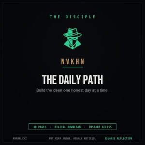 Spiritual Discipline Guide PDF | Daily Practice Framework + 30-Day Roadmap | Islamic Self Improvement | Digital Download image 1