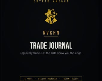 Dziennik handlu kryptowalutami (PDF) | Dziennik handlu + Monitor współczynnika wygranych | Dziennik wydajności | Pobieranie cyfrowe
