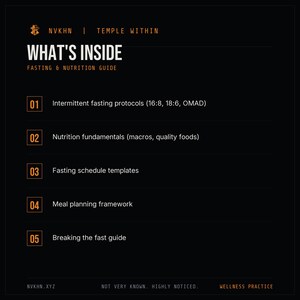 Intermittent Fasting Guide PDF | Beginner Fasting Planner + Tracker | Fasting Schedule + Meal Log | Digital Download image 2