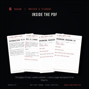 Wing Chun Guide PDF | Principles Techniques + Training System | Martial Arts Digital Download image 4