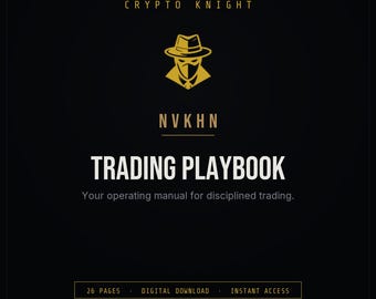 Crypto Trading Playbook PDF | NVKHN Trading System Guide | Beginner Crypto Strategy | Digital Download