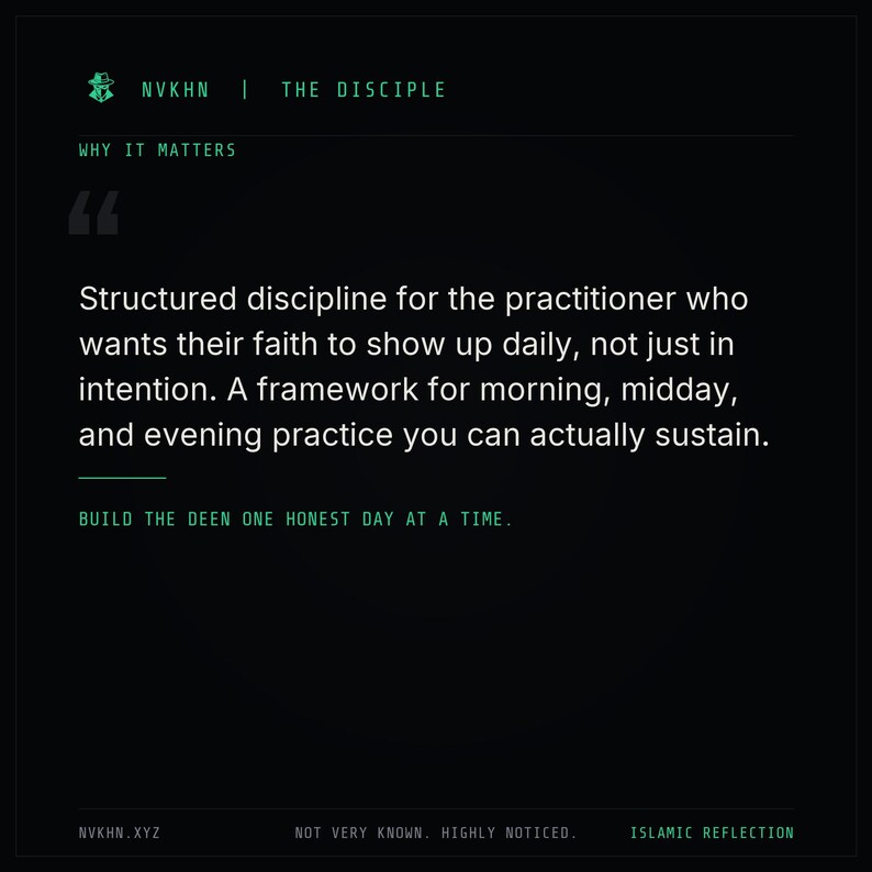Spiritual Discipline Guide PDF | Daily Practice Framework + 30-Day Roadmap | Islamic Self Improvement | Digital Download image 3