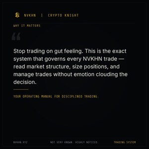 Crypto Trading Playbook PDF | NVKHN Trading System Guide | Beginner Crypto Strategy | Digital Download image 3