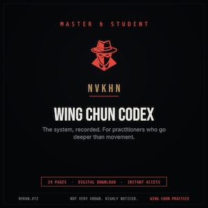 Wing Chun Guide PDF | Principles Techniques + Training System | Martial Arts Digital Download image 1