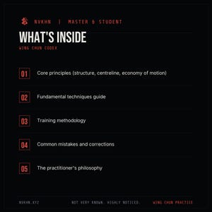 Wing Chun Guide PDF | Principles Techniques + Training System | Martial Arts Digital Download image 2