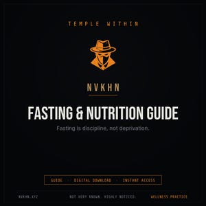 Intermittent Fasting Guide PDF | Beginner Fasting Planner + Tracker | Fasting Schedule + Meal Log | Digital Download
