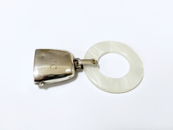 silver teething ring