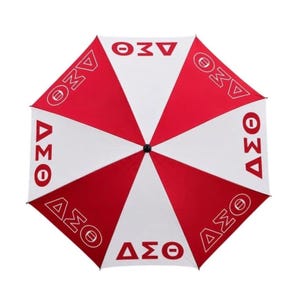 Duży parasol golfowy Delta Sigma Theta, parasol przeciwdeszczowy dla stowarzyszenia studenckiego, prezent dla siostry DST
