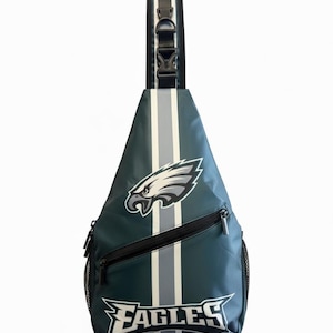 Torba na ramię Philadelphia Eagles, torba na klatkę piersiową, plecak na mecz, prezent dla kibica futbolu