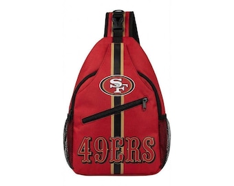 San Francisco 49ers Sling Bag, Football Crossbody Bag, Game Day Backpack, 49ers Fan Gift