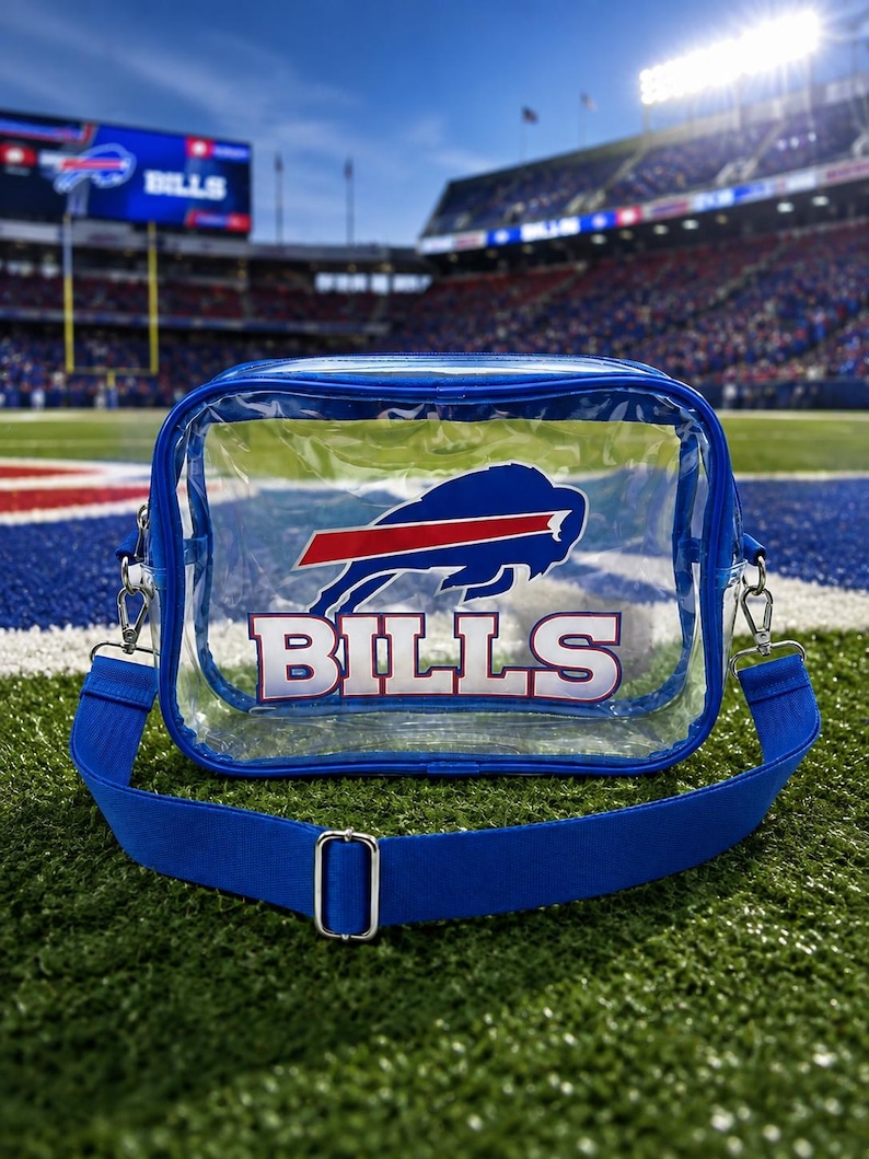 Buffalo Bills Clear Crossbody Bag